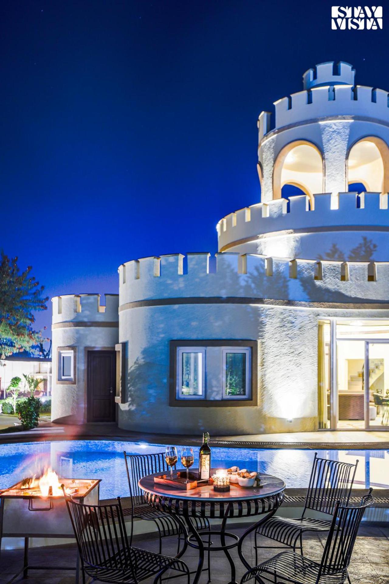 Stayvista'S Mystic Castle With Terrace, Swimming Pool, Lawn With Gazebo Jaipur Bagian luar foto